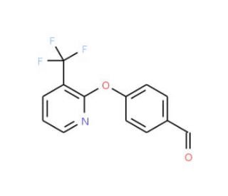 4-{[3-(Trifluoromethyl)pyridin-2-yl]oxy}benzaldehyde - chemical structure image
