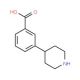 4-(3′-Carboxyphenyl)piperidine (CAS 766508-67-2) - chemical structure image