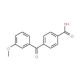 4-(3′-Methoxybenzoyl)benzoic Acid (CAS 156727-76-3) - chemical structure image