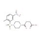 4-{4-[(2-methyl-5-nitrophenyl)sulfonyl]piperazin-1-yl}-4-oxobutanoic acid - chemical structure image