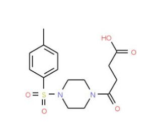 4-{4-[(4-methylphenyl)sulfonyl]piperazin-1-yl}-4-oxobutanoic acid - chemical structure image