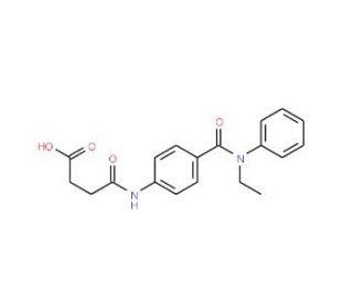 4-{4-[(Ethylanilino)carbonyl]anilino}-4-oxobutanoic acid - chemical structure image