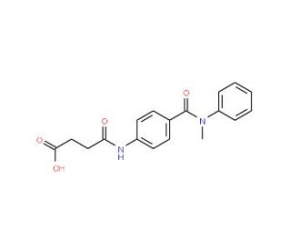 4-{4-[(Methylanilino)carbonyl]anilino}-4-oxobutanoic acid - chemical structure image