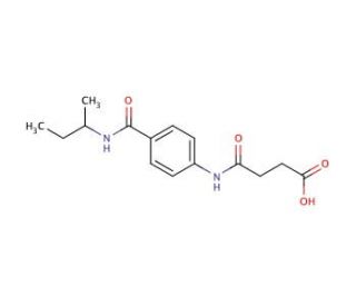 4-{4-[(sec-Butylamino)carbonyl]anilino}-4-oxobutanoic acid - chemical structure image