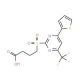 4-{[4-(2-Thienyl)-6-(trifluoromethyl)pyrimidin-2-yl]sulfonyl}butanoic acid - chemical structure image