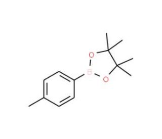 4-(4,4,5,5-Tetramethyl-1,3,2-dioxaborolan-2-yl) toluene (CAS 195062-57-8) - chemical structure image