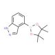 4-(4,4,5,5-Tetramethyl-[1,3,2]dioxaborolan-2-yl)-1H-indazole (CAS 885618-33-7) - chemical structure image