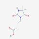 4-(4,4-dimethyl-2,5-dioxoimidazolidin-1-yl)butanoic acid - chemical structure image
