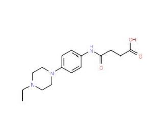 4-{[4-(4-Ethylpiperazin-1-yl)phenyl]amino}-4-oxobutanoic acid - chemical structure image