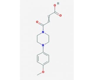 4-[4-(4-methoxyphenyl)piperazin-1-yl]-4-oxobut-2-enoic acid - chemical structure image