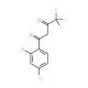 4,4,4-Trifluoro-1-(2,4-dichlorophenyl)-1,3-butanedione (CAS 94856-22-1) - chemical structure image