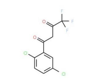 4,4,4-Trifluoro-1-(2,5-dichlorophenyl)-1,3-butanedione (CAS 35981-64-7) - chemical structure image