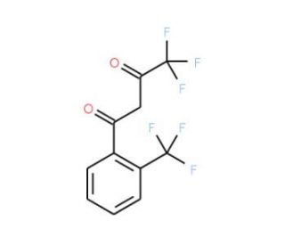4,4,4-Trifluoro-1-(2-trifluoromethylphenyl)-1,3-butanedione - chemical structure image