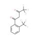 4,4,4-Trifluoro-1-(2-trifluoromethylphenyl)-1,3-butanedione - chemical structure image