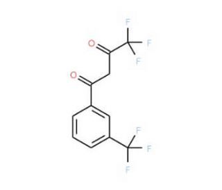 4,4,4-Trifluoro-1-(3-trifluoromethylphenyl)-1,3-butanedione - chemical structure image