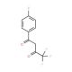 4,4,4-Trifluoro-1-(4-fluoro-phenyl)-butane-1,3-dione (CAS 582-65-0) - chemical structure image