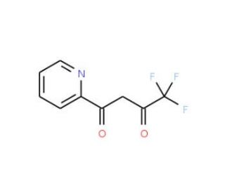 4,4,4-trifluoro-1-(pyridin-2-yl)butane-1,3-dione (CAS 4027-51-4) - chemical structure image