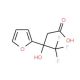 4,4,4-trifluoro-3-(2-furyl)-3-hydroxybutanoic acid - chemical structure image