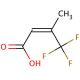 4,4,4-Trifluoro-3-methyl-2-butenoic acid (CAS 93404-33-2) - chemical structure image