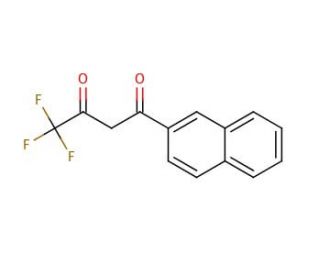 4,4,4-Trifluoro-3-oxo-2&prime;-butyronaphthone (CAS 893-33-4) - chemical structure image