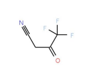 4,4,4-trifluoro-3-oxobutanenitrile (CAS 110234-68-9) - chemical structure image