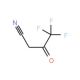 4,4,4-trifluoro-3-oxobutanenitrile (CAS 110234-68-9) - chemical structure image