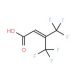 4,4,4-Trifluoro-3-(trifluoromethyl)crotonic acid (CAS 1763-28-6) - chemical structure image