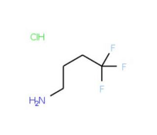 4,4,4-Trifluorobutan-1-amine hydrochloride (CAS 84153-82-2) - chemical structure image