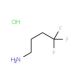 4,4,4-Trifluorobutan-1-amine hydrochloride (CAS 84153-82-2) - chemical structure image