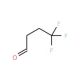 4,4,4-Trifluorobutyraldehyde (CAS 406-87-1) - chemical structure image
