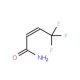 4,4,4-Trifluorocrotonamide (CAS 590-76-1) - chemical structure image