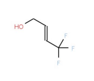 4,4,4-Trifluorocrotyl alcohol (CAS 674-53-3) - chemical structure image