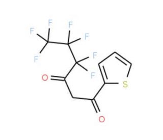 4,4,5,5,6,6,6-Heptafluoro-1-(2-thienyl)-1,3-hexanedione (CAS 559-94-4) - chemical structure image