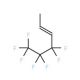 4,4,5,5,6,6,6-Heptafluoro-2-hexene (CAS 355-95-3) - chemical structure image