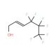 4,4,5,5,6,6,6-Heptafluorohex-2-en-1-ol (CAS 679-03-8) - chemical structure image