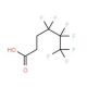 4,4,5,5,6,6,6-Heptafluorohexanoic acid (CAS 356-02-5) - chemical structure image