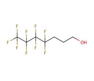 4,4,5,5,6,6,7,7,7-Nonafluoro-1-heptanol (CAS 83310-97-8) - chemical structure image