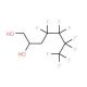 4,4,5,5,6,6,7,7,7-Nonafluoroheptane-1,2-diol (CAS 125070-38-4) - chemical structure image