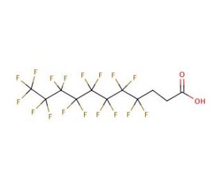 4,4,5,5,6,6,7,7,8,8,9,9,10,10,11,11,11-Heptadecafluoroundecanoic acid (CAS 34598-33-9) - chemical structure image