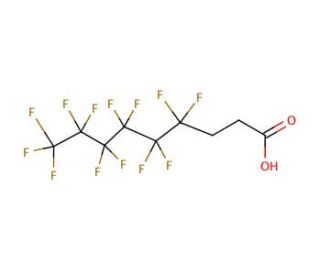 4,4,5,5,6,6,7,7,8,8,9,9,9-Tridecafluorononanoic acid (CAS 27854-30-4) - chemical structure image