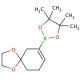 4,4,5,5-Tetramethyl-2-(1,4-dioxaspiro[4.5]dec-7-en-7-yl)-1,3,2-dioxaborolane (CAS 1049730-46-2) - chemical structure image