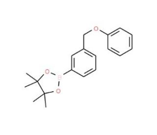 4,4,5,5-Tetramethyl-2-[3-(phenoxymethyl)phenyl]-1,3,2-dioxaborolane (CAS 912569-68-7) - chemical structure image