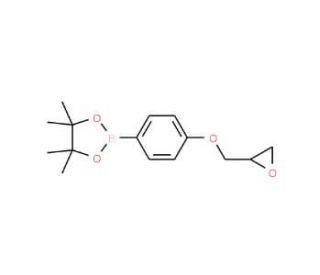4,4,5,5-Tetramethyl-2-[4-(oxiran-2-ylmethoxy)phenyl]-1,3,2-dioxaborolane (CAS 664991-83-7) - chemical structure image