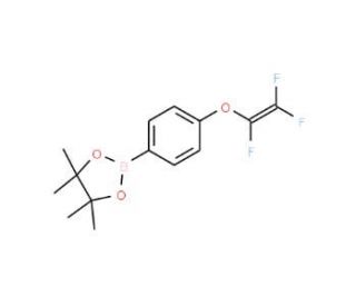 4,4,5,5-Tetramethyl-2-(4-trifluorovinyloxy-phenyl)-[1,3,2]dioxaborolane (CAS 865485-85-4) - chemical structure image