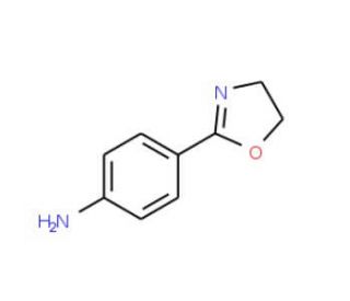4-(4,5-Dihydro-1,3-oxazol-2-yl)aniline (CAS 54472-46-7) - chemical structure image