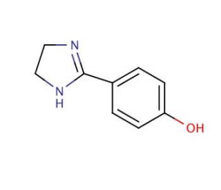 4-(4,5-Dihydro-1H-imidazol-2-yl)phenol (CAS 212485-91-1) - chemical structure image