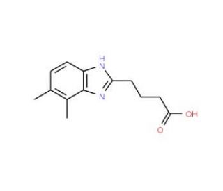 4-(4,5-Dimethyl-1H-benzimidazol-2-yl)butanoic acid - chemical structure image