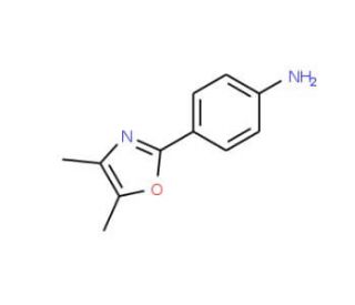 4-(4,5-Dimethyl-oxazol-2-yl)-phenylamine - chemical structure image