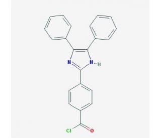 4-(4,5-Diphenyl-imidazol-2-yl)benzoyl chloride (CAS 162756-62-9) - chemical structure image