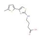 4-{[4-(5-methylthien-2-yl)-1,3-thiazol-2-yl]amino}butanoic acid - chemical structure image